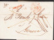 1840. TRIESTE. Nice Cover To Genua With Several Postal Marking And Orange Cancel : TRIEST 6 AUG 1840 Franc... - JF545747 - 1. ...-1850 Prefilatelia