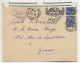 ALGERIE 2FR+25CX2  LETTRE COVER  AIN BEIDA 22.6.1940 CONSTANTINE  POUR SUISSE CENSURE TC 324 - Brieven En Documenten