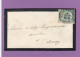 LETTRE FORMAT CARTE DE VISITE DE GOZEE LEZ THUIN ADRESSE A UN SENATEUR A CINEY. - Briefe U. Dokumente