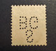 Suisse - Switzerland  - Y & T N° 162 - Perfin - Lochung - B G / S  -   - Cancelled - Perforés