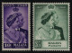 Malaya - Pahang 1948 - Mi-Nr. 37-38 ** - MNH - Silberhochzeit - Pahang