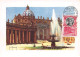 VATICAN.Carte Maximum.AM14039.31/12/1954.Cachet Vatican.Basilique De St.Pierre.Fontaine - Used Stamps
