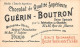 Chromos -COR10551 - Chocolat Guérin-Boutron- Chasses Et Pêches-Morse- Bateau - 6x10 Cm Env. - Guérin-Boutron