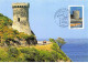 Carte Maximum - FRANCE - COR13185 - 20/09/2003 - Tour Génoise- Corse - Cachet Bastia - 2000-2009