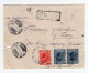 1931. KINGDOM OF YUGOSLAVIA,RESAN RECORDED LOCAL COVER TO REVENUES OFFICE,RESSAN CANCELLATION ERROR - Storia Postale