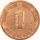 Germany Federal Republic - Pfennig 1977 F, KM# 105 (#4472) - 1 Pfennig