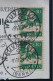 1924 FRAGMENT  CAD NEUVEVILLE / BERNE DU 9.VII.24 SUR Y&T CH 161 Mi CH 164x 10c PAIRE VERTICALE GUILLAUME TELL.. - Oblitérés