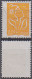 Marianne De Lamouche N° 3731 Jaune 0,01 Euro Oblitéré Variété Piquage Décalé Scan Recto/verso - 2004-2008 Marianne (Lamouche)