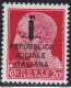 1944 RSI, N. 495/A 20c. Carminio MNH/** Firmato A.Diena - Oliva - Chiavarello - Sonstige & Ohne Zuordnung