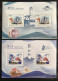 Delcampe - 25x Lighthouses/ Shells / Dolphins /Marine Birds / Ships - High Cat Value - MNH** - 11 Scans! - Lighthouses