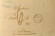 A538 - POSTE MARITIME - Lettre (LAC) MARSEILLE (13 NOVEMBRE 1862) à LIVOURNE Par Le PAQUEBOT " AUNIS " (LIGNE D'ITALIE) - Maritime Post