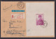 Monaco R Brief EF Block 1 Nationalfeiertag Not R-Zettel Monte Carlo Nachgesandt - Storia Postale