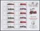 Inde India 2011 MNH MYSTAMP Sheet Steam Train, Railway, Railways, Trains, Engine, Mahatma Gandhi, Indipex Exhibition - Neufs