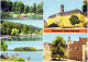 Wermsdorf Horstseeinsel, Horstseebad, Jagdschloss Ansichtskarte 1980 - Wermsdorf