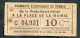 Ticket Tramway Début XXe "Tramways Electriques De Rennes / Croix St Hélier" Billet Transport Bretagne - Europe