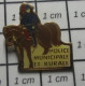 3017 Pin's Pins / Beau Et Rare / POLICE / MUNICIPALE ET RURALE POLICIER A CHEVAL - Police