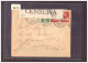 LETTRE CENSUREE POUR L'ITALIE - Covers & Documents