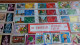 100 DIFFERENT FOOTBALL SOCCER STAMPS ALL ARE ALMOST FROM 50 YEARS AGO PELE BOBBY MOORE ETC - Used Stamps