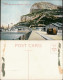 Postcard Gibraltar Rock Gun And Galleries From Landing Pier 1910 - Gibraltar