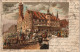 Rothenburg Ob Der Tauber Tilly's Einzug  1631 Festspiel-Künstler-Postkarte 1904 - Rothenburg O. D. Tauber