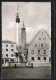 AK Straubing An Der Donau, Dreifaltigkeitssäule Und Jacobskirche  - Straubing