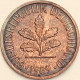 Germany Federal Republic - Pfennig 1989 G, KM# 105 (#4503) - 1 Pfennig