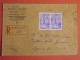 DO 1  MONACO BELLE   LETTRE   1965  SALON LA TOUR  FRANCE+ PAIRE TP AFF. INTERESSANT +++ - Covers & Documents