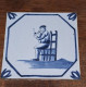 Carreau Delft Antique. Holland. 13 Cm X 13 Cm. 6. - Delft (NLD)