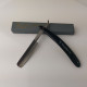 Vintage Soviet USSR Straight Razor "Raketa" Rocket Black Handle With Case #5562 - Scheermesjes