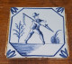 Carreau Delft Antique. Holland. 13 Cm X 13 Cm. 8. - Delft (NLD)