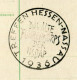 "DEUTSCHES REICH" 1936, Postkarte Stegstempel "FRANKFURT" Und Nebenstempel "TREFFEN FUEHRERKORPS DER NSDAP" (L1177) - Cartes Postales