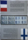 France 1987 Mesures D'arcs De Méridien. Emission Commune France Finlande - Souvenir Blocks & Sheetlets