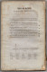 Actes De L'Académie Des Sciences, Belles-Lettres Et Arts De Bordeaux  1850 / Géologie Hébreu Enfants Trouvés Métayage... - Revistas - Antes 1900