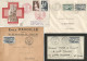 FRANCE ANNEE 1953 ENVELOP. TP N° 945 à 950 OBLIT. LES GRANDS CHEZEAUX 17 11 1953 TB  - Lettres & Documents