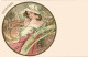 Delcampe - A.MUCHA SERIE DE 12 CARTES ART NOUVEAU LES MOIS DE L'ANNÉE  BELLE ANIMATION REIMPRESSION DE CARTES ANCIENNES 9X14 - Mucha, Alphonse