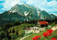 73311480 Mittenwald Bayern Kranzberghaus Wettersteingebirge Huber Karte Nr 8290  - Mittenwald