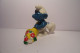 SCHTROUMPFS  -   SCHTROUMPF -  CORNE D'ABONDANCE - FLEURS -  PEYO - 1979 -SCHLEICH - Smurfs