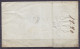 L. "Société De St-Léonard" Càd LIEGE /27 JANV 1845 Pour CHAUDFONTAINE - [SR] - Griffe "APRES LE DEPART" - Port "2" (au D - 1830-1849 (Unabhängiges Belgien)