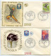 5 FDC Des Xèmes Jeux Olympiques D'Hiver De Grenoble 1968  Olympic Games  Ouverture Des J.O. 6 Février 1968 - 1960-1969