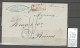 France - Lettre De Constantinople - PAQUEBOT LEONIDAS - 1852 Pour Reims - Schiffspost