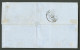 Lettre Losange Ancre Et Cad Octog. "Col. Fr./Paq. Fr. E N°1". CG 4 + 9 Sur Lettre De St Pierre Pour La France, 1873. - T - Other & Unclassified