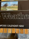 Kalender Calendrier Calendar Danfoss The Weather 1988 - Formato Grande : 1981-90