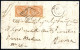 Cover 1863-71, Lotto Composto Da Due Lettere Del 30.4.1871 Da Arsoli A Roma Affrancata Con Due Esemplari Del 10 C. Ocra  - Other & Unclassified