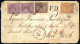 Cover 1869/77, Tre Lettere Dall'Italia Per New York: 1) Del 28.8.1869 Da Siena Affrancata Con VE II 5 C. Grigio Verde Co - Other & Unclassified