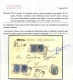 Cover 1901, Raccomandata Di Quattro Porti Del 23.2.1901 Da Rodi (Foggia) A Lucera, Affrancata Con Umberto I 25 C. Azzurr - Other & Unclassified