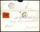 Cover Stato Pontificio 1868/69, Lotto Di Quattro Buste Con Annullamenti Pregiati, Notato Tre Lettere Di 10 Cent. (Sass.2 - Papal States