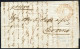 Delcampe - Cover VIA DI MARE, Lotto Di 10 Lettere Dal 1838 Al 1863, La Maggior Parte Indirizzate A Livorno, Con Vari Timbri Maritti - 1. ...-1850 Vorphilatelie