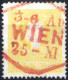 O 1858, 2 Kr. Dunkelgelb In Type I, Mit Klarem Teilabdruck Des Roten Stadtpost-Oktogon-Stempels "WIEN 25 -XI, 3-6 Ab.",  - Other & Unclassified