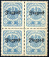 **/bof 1922, Nicht Verausgabte Flugpostmarke "Flugpost" Auf 2 Kronen In Den Beiden Farben Hellblau Und (dunkel)blau In P - Otros & Sin Clasificación