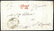 Cover LOREO 13 APR1854 (annullo Cor In Rosso) Su Lettera In Franchigia A S.Daniele Ed Altra Lettera Con 30 Cent Da Venez - Lombardo-Venetien